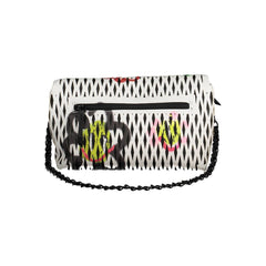 White Polyethylene Women Handbag